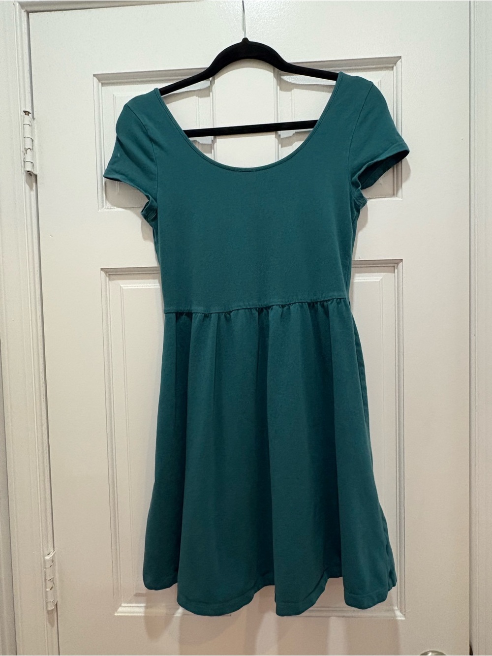 Mossimo Supply Co. Teal Scoop Neck Dress